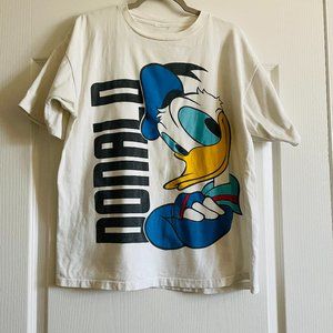 Vintage Donald Duck Single Stitch Cotton Tshirt XL AS IS READ